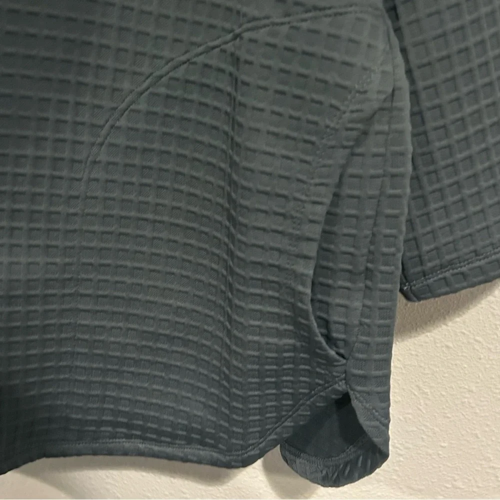 Max Studio London Light Blue Waffle Knit Women's Top Size 1X - Picture 3 of 4